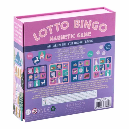 Bajkowy Świat Bingo Gra Magnetyczna