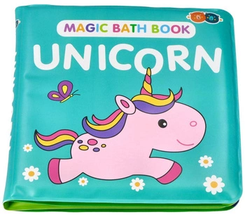 Magiczna kolorowa książeczka do kąpieli z Jednorożcem