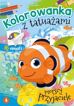 Morscy przyjaciele. Kolorowanka z tatuażami