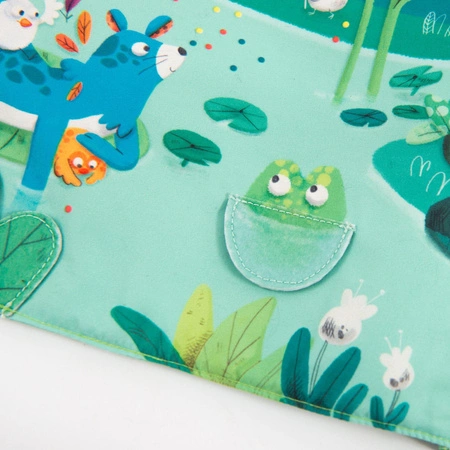 Duża materiałowa książeczka aktywn. DŻUNGLA 668085