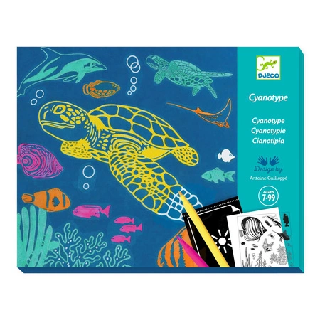 Zestaw artystyczny cyjanotypia OCEAN DJ09353