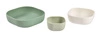 Beaba Zestaw 3 miseczek z silikonu Sage green/Cotton/Misty green