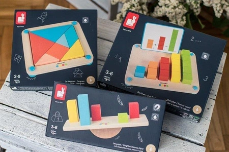 Drewniana układanka Tangram Essentiel, Janod