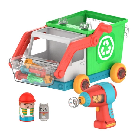 Ciężarówka do złożenia, Wkrętarka dla dzieci, Zestaw edukacyjny - Design & Drill