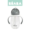 Beaba Bidon niekapek ze słomką tritanowy 300 ml Mineral grey
