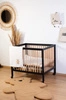 Childhome PLAYPEN 97 BLACK/NATUREL + WHEELS