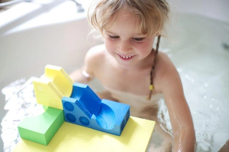 Zabawka do kąpieli BathBlocks - Wodny kulodrom 15 el.