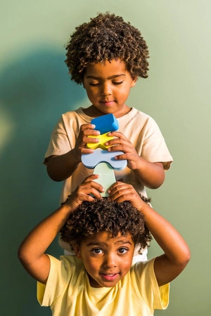 QUUT Klocki piankowe balansowe Blokki Minty Blue