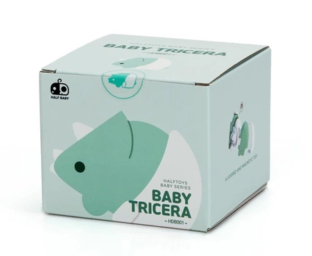 Halftoys Magnetyczny Składany Dinozaur Triceratops Baby
