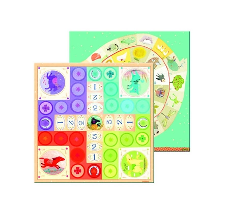 Gra planszowa dwustronna GĘSI,KONIKI DJ05226