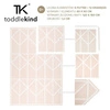 TODDLEKIND Mata do zabawy piankowa podłogowa Prettier Playmat Nordic Vintage Nude Pink