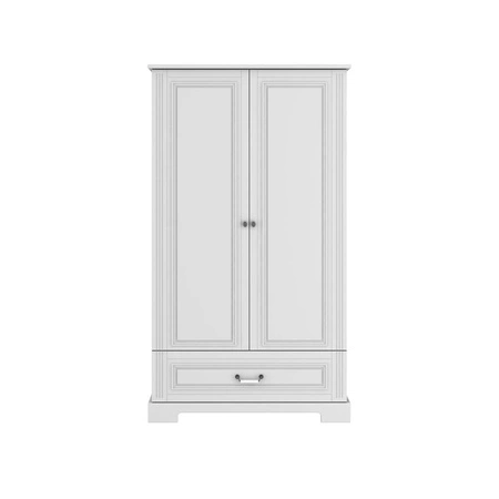 Ines elegant white szafa 2-drzwiowa tall