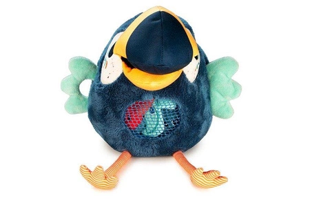 LILLIPUTIENS Przytulanka aktywizująca wielofunkcyjna głodny Tukan Pablo 9 m+