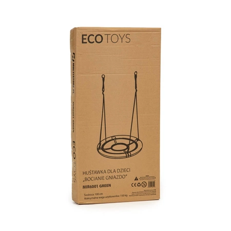 Huśtawka ogrodowa bocianie gniazdo 110 cm 150kg