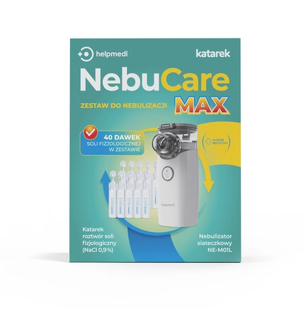 KATAREK Helpmedi NebuCare Max zestaw do nebulizacji nebulizator