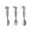 Done by Deer Yummy+ Sztućce Set Grey