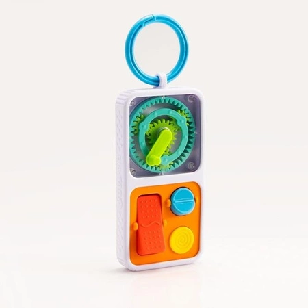 Fat Brain Toy Zabawka Sensoryczna Kwadraty PlayTab Go.z Zawieszką
