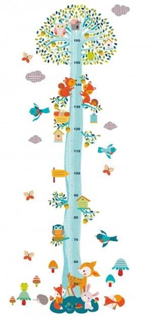 Naklejka miarka wzrostu PRZYJACIELE Z LASU DD4039