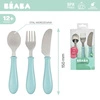 BEABA Sztućce ze stali nierdzewnej 12 m+ Airy Green