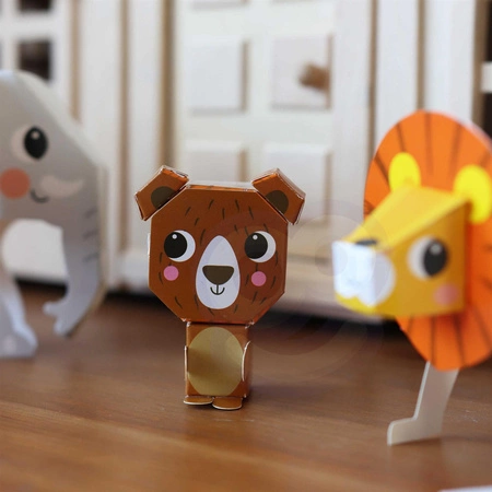 WOOPIE ART&FUN Zestaw Kreatywny Origami 3D Zrób to Sam 10 Zwierzaków