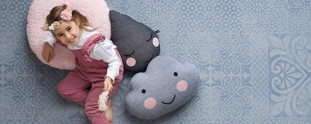 TODDLEKIND Mata do zabawy piankowa podłogowa Prettier Playmat Persian Smoke Grey