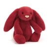 JellyCat - Króliczek LUX Czerwony 31 cm