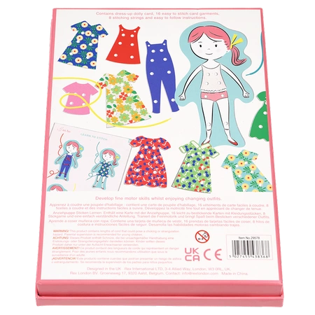 Naucz się szyć, Ubranka dla lalki, 3+, Rex London