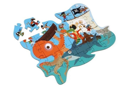 Scratch, Puzzle konturowe Piraci 29 elem.