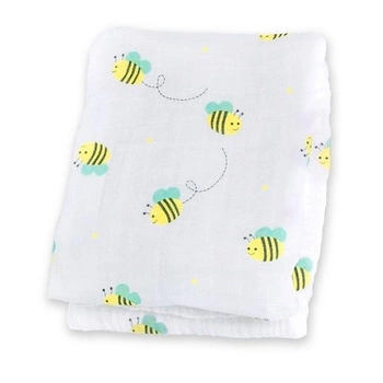 Lulujo Kocyk Muślinowy Pszczółki