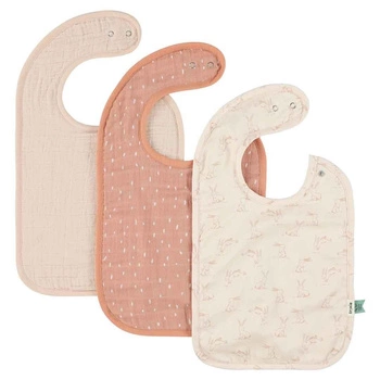 Zestaw śliniaków 3-pack - Rosy Rabbit Trixie Baby