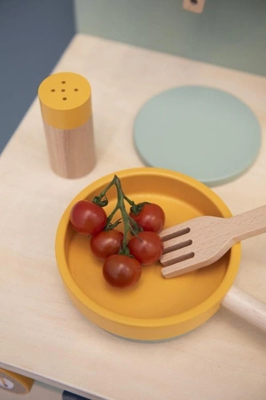 Drewniany zestaw kuchenny - Lew Trixie Baby