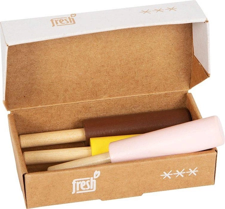 Drewniane lody na patyku do zabawy w sklep kuchnię Fresh Small Foot 12351