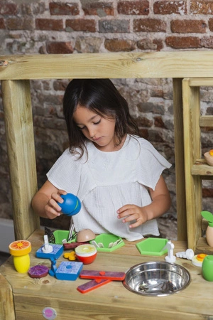 Lekkid, drewniane magnetyczne klocki konstrukcyjne- Jedzenie