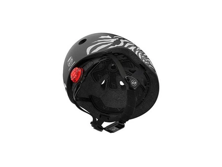 SCOOTANDRIDE Kask XXS-S dla dzieci 1-5 lat Zebra