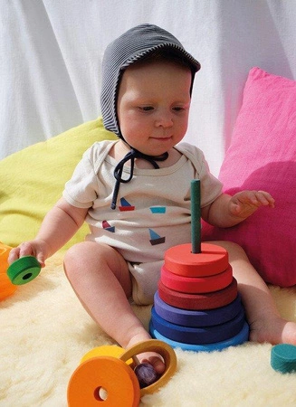 Wieża, 21 cm, kolorowa, 1+, Grimm's