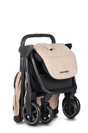 Easywalker Jackey Kompaktowy, samoskładający się wózek spacerowy z torbą transportową Sand Taupe