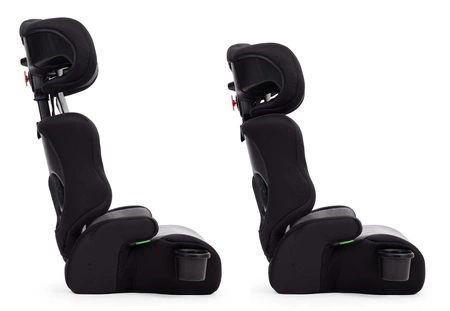 Fotelik samochodowy dla dzieci 2w1 podkładka i-SIZE wzrost 100-150 cm uchwyt na napoje ECOTOYS