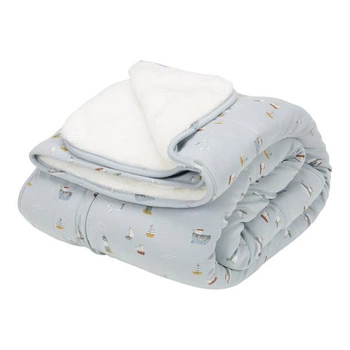 Little Dutch Ocieplany kocyk 100 x 70 cm Sailors Bay Blue TE11121640