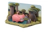 Halftoys Magnetyczny Składany Hipopotam z Makietą