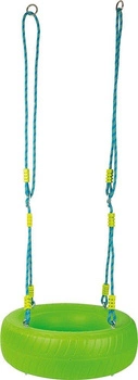 Huśtawka opona zielona 10875-Small Foot, zabawy w plenerze