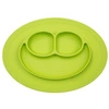 EZPZ Silikonowy talerzyk z podkładką mały 2w1 Mini Mat zielony