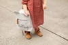 Childhome Plecak dziecięcy My First bag Kanwas Szara