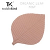 TODDLEKIND Mata do zabawy z bawełny organicznej w kształcie liścia Leaf Mat Sea Shell