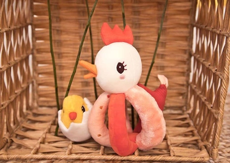 LILLIPUTIENS Grzechotka chwytak Kokoszka Paulette 6 m+