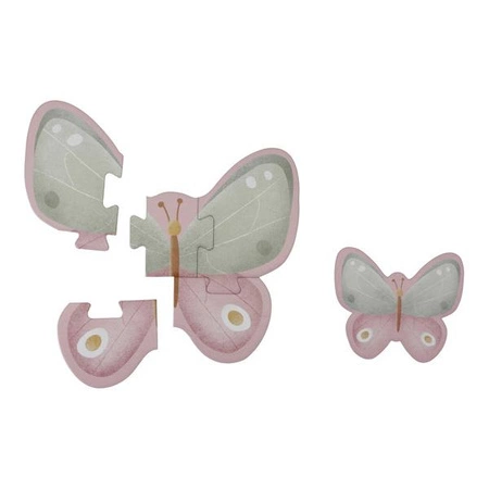 Little Dutch Puzzle 6 elementów Flowers & Butterflies LD4760