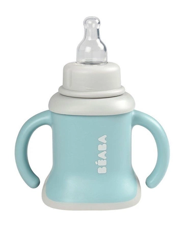 Beaba Kubeczek ewolucyjny treningowy 3 w 1 airy green