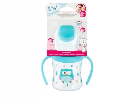 Kubek niekapek z ustnikiem sowa 4m+ 120ml LULABI