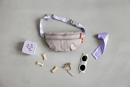 PALOPA Torebka nerka na smakołyki dla psa mini Enja taupe