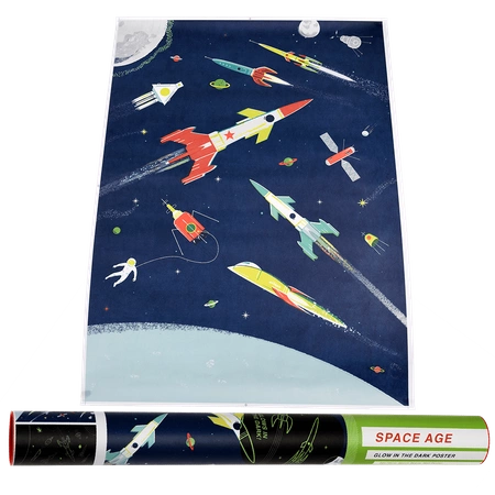 Plakat świecący w ciemności, Kosmos, Rex London