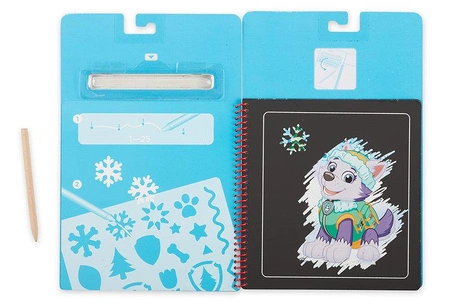 Zdrapywanka z rysikiem Psi Patrol Scratch Art Pad – Skye Melissa and Doug 33260